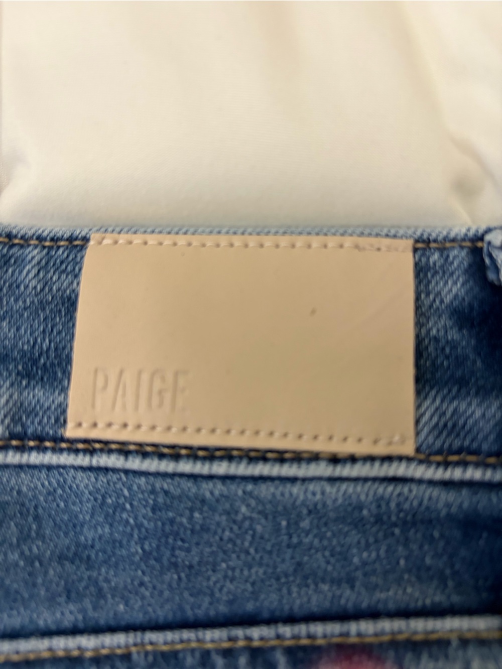 NWT PAIGE Anessa Quincy Pocket Raw Hem Wide Leg Jeans Veritas 29 - Picture 16 of 16